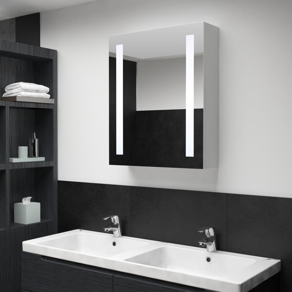 Led Bathroom Mirror Cabinet 50x13x70 Cm Code 285117 Bathroom Vanity Units English Version Shop Strade Home