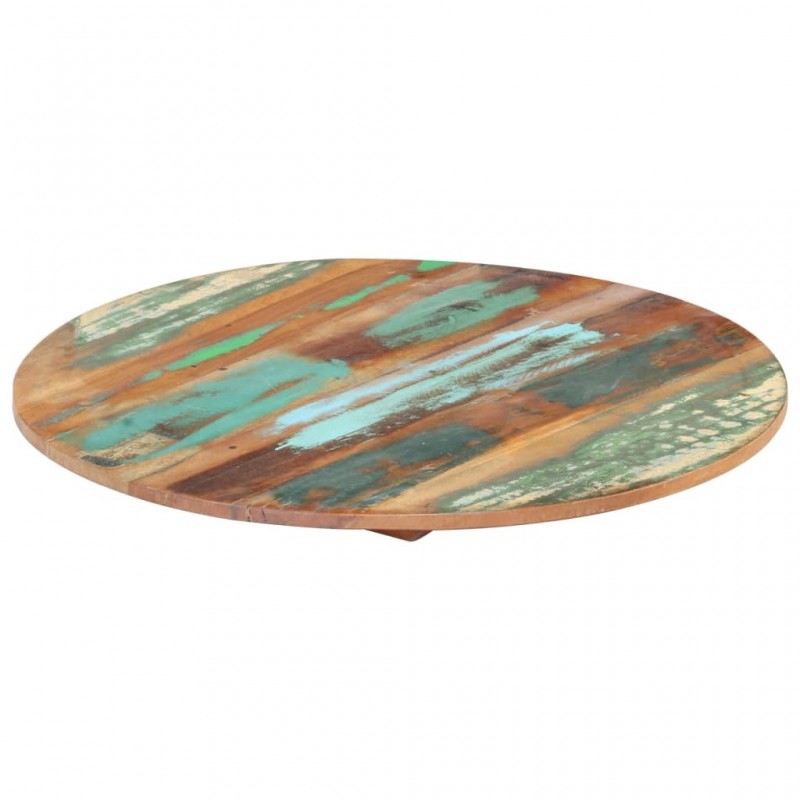 50 Cm 15 16 Mm Solid Reclaimed Wood, Reclaimed Wood Round Table Top
